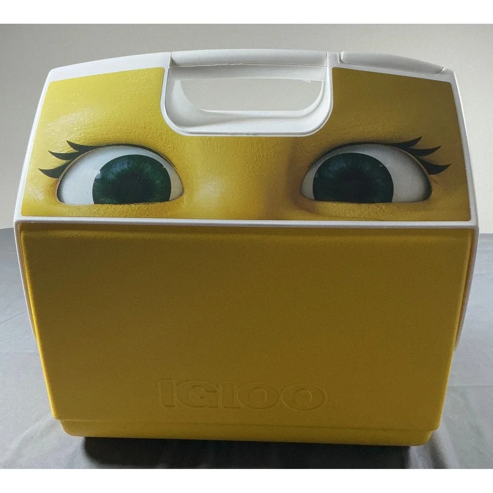 Igloo Post Malone Playmate Elite Cooler Yellow White Limited Edition Grillz Eye‎
